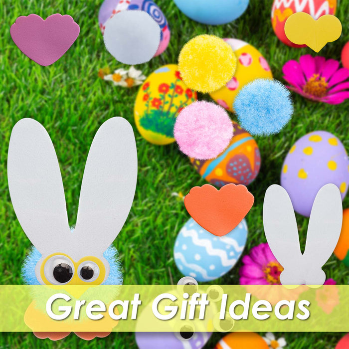 Easter Arts and Craft Pom Pom Set 18cm x 16cm Multicolour X 1