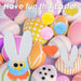 Easter Arts and Craft Pom Pom Set 18cm x 16cm Multicolour X 1