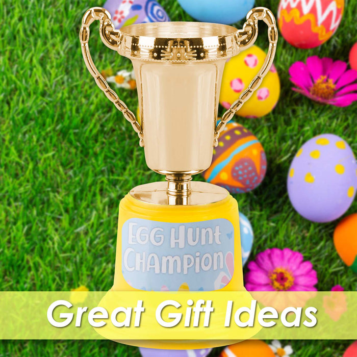 Easter Egg Hunt Trophy 13cm x 7cm Gold X 1