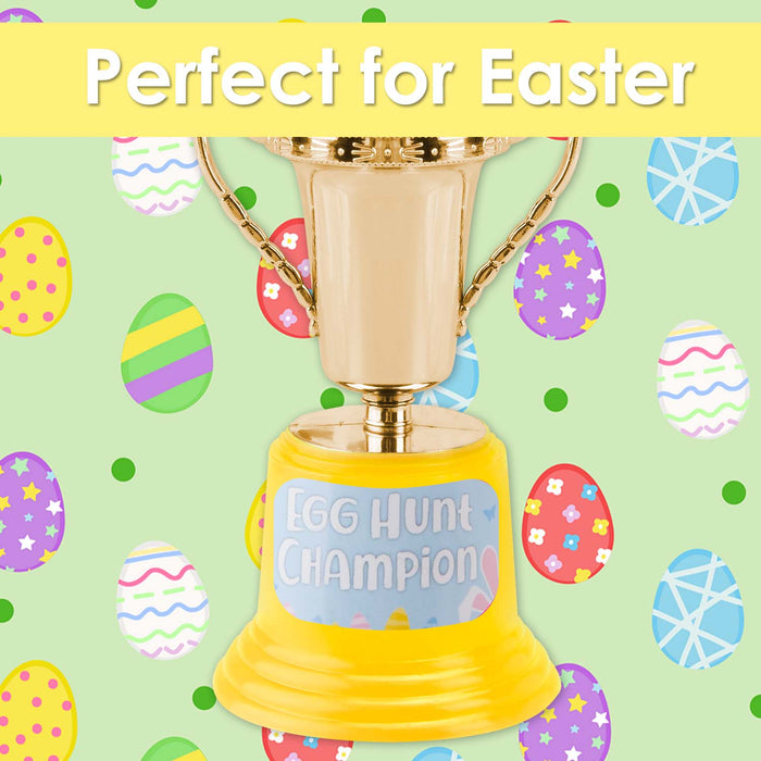 Easter Egg Hunt Trophy 13cm x 7cm Gold X 1