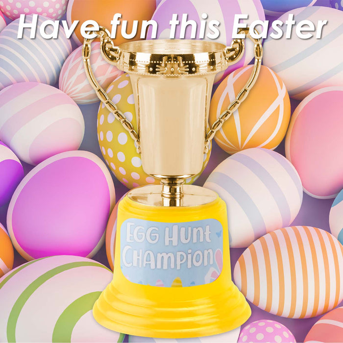 Easter Egg Hunt Trophy 13cm x 7cm Gold X 1