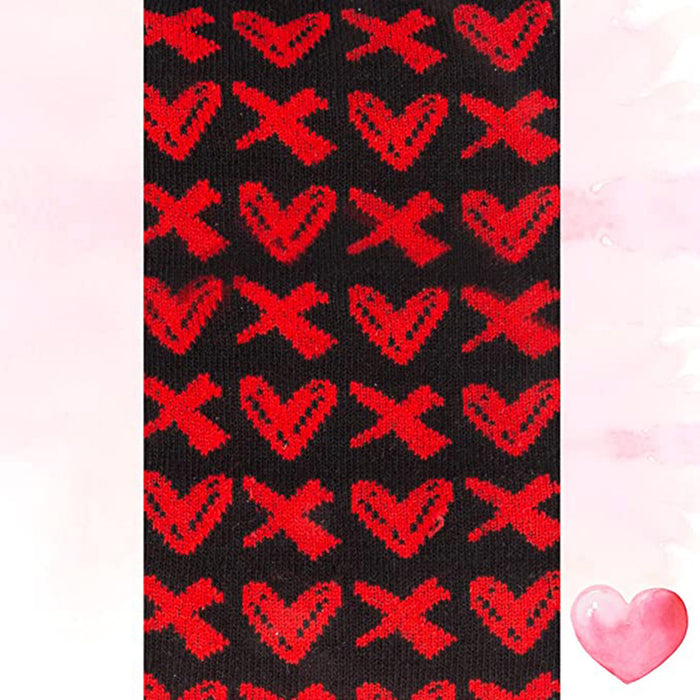 Heart & Kisses Couples Socks Sizes 9-11