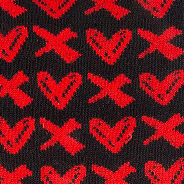Heart & Kisses Couples Socks Sizes 9-11 Valentines