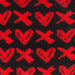 Heart & Kisses Couples Socks Sizes 9-11 Valentines