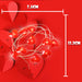 Valentines Heart String Light Decoration 10 Hearts - 120cm Red X 1