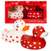 Heart Duck Heart Valentines Assorted Colours (Red or White)
