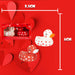 Heart Duck Heart Valentines Assorted Colours (Red or White)
