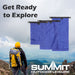 Dry Sacks Lightweight for Food, and Clothes Pack of 3 - 1 x 2L 4L 8L Royal Blue