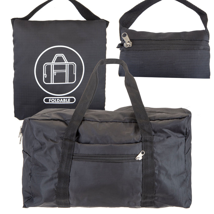 Foldable Travel Bag Air Cabin Duffle Black