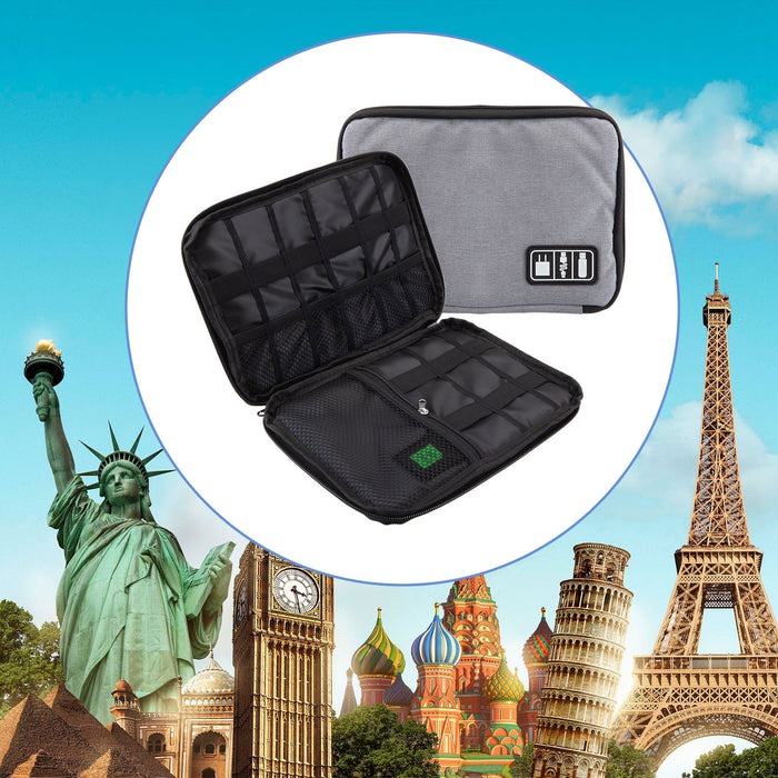 Travel Case Organiser Phones Tablets Passport, Accessories Holder