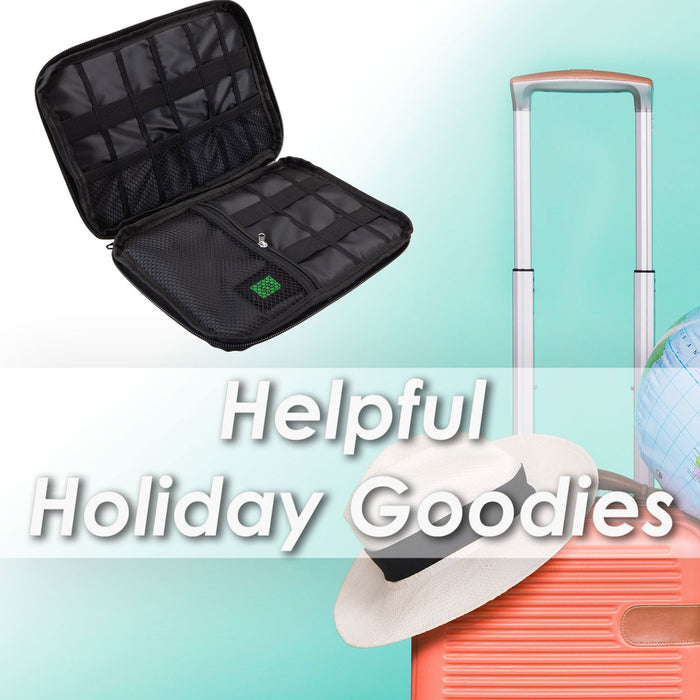 Travel Case Organiser Phones Tablets Passport, Accessories Holder
