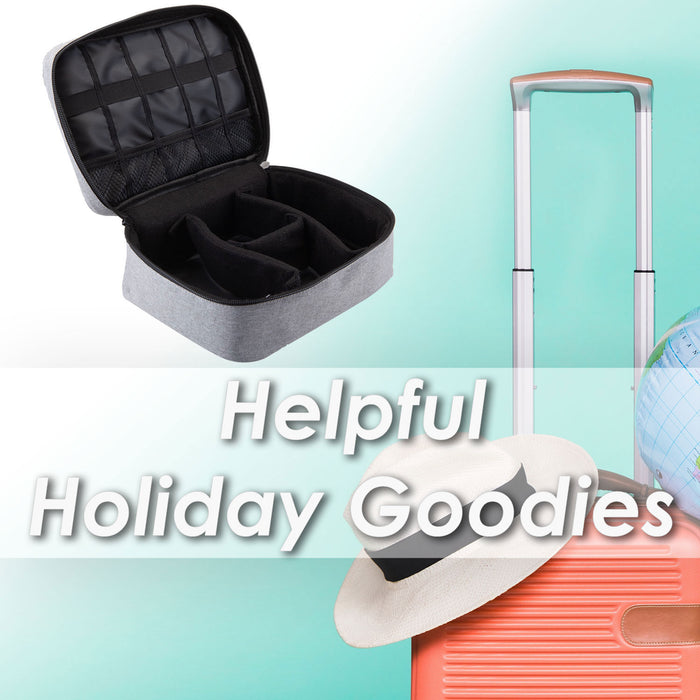 Travel Case Organiser for Cables Leads and Accessories Holder