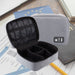 Travel Case Organiser for Cables Leads and Accessories Case Holder Grey