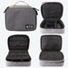 Travel Case Organiser Phones Tablets Passport Cables Leads Accessories Grey