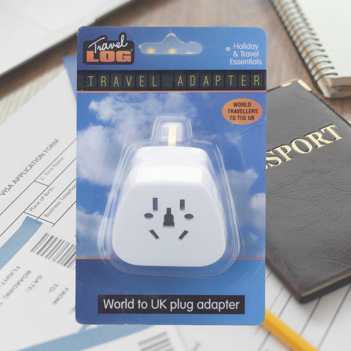 World Plug Adaptor Universal Plug Adaptor Travel Adaptor Accessory White