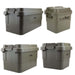 Storage Box Carry Handles Green Camping Box