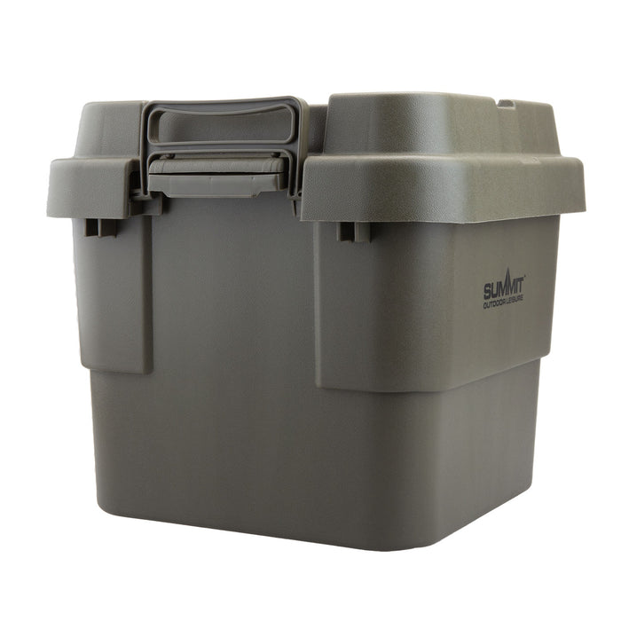 Storage Box 30L Carry Handles Camping Dry Green