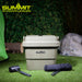 Storage Box 30L Carry Handles Camping Dry Green