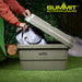 Storage Box 50L Carry Handles Camping Box, Dry Storage Green 36 x 39 x 59cm