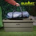 Storage Box 70L Carry Handles Camping Box,  Dry Storage Green 36 x 39 x 76cm