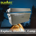 Storage Box 70L Carry Handles Camping Box, Dry Storage Green 36 x 39 x 76cm