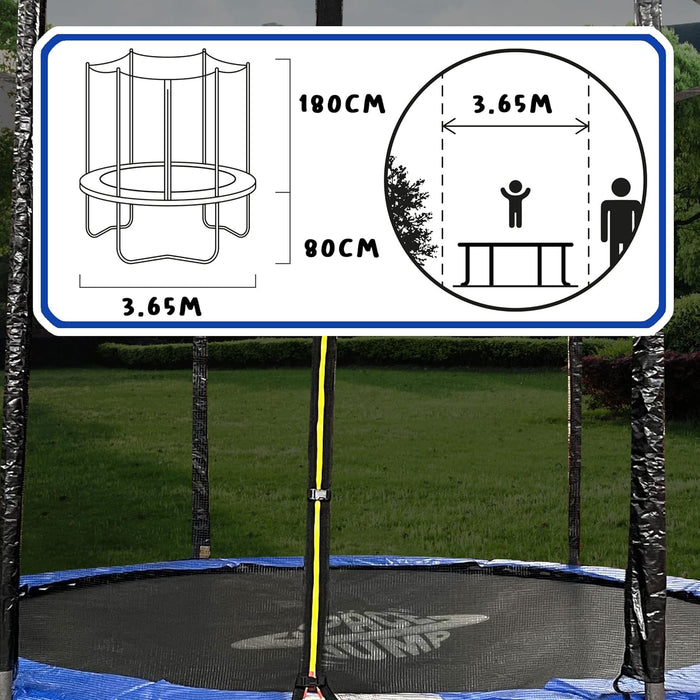 Trampoline with Safety Net - Outer Net 12ft