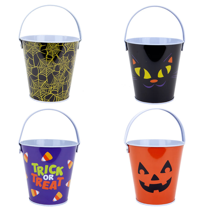 Halloween Sweet Bucket - Web - Cat - Pumpkin -Trick or Treat