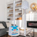 Toilet Brush And Holder White With Wrap Card White - 35cm x 10cm