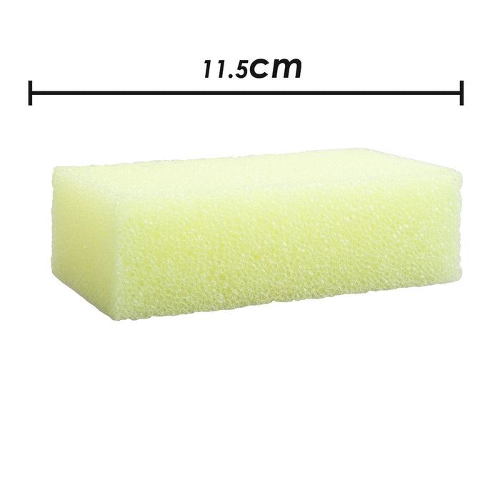 Scrubbing Sponge Cleaning Accessory Tough Kitchen 6.5 x 11.5 x 3.5cm Yellow