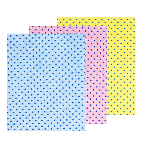Abrasive Cloth Cleaning Accessory Tough Cloth Kitchen Wiper Multi-Coloured