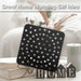 Air Fryer Liner Square 2 Pack Reusable Non Stick PTFE Liners 20 x 20cm Black