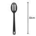 Slotted Spoon Heat Resistant Spoon Kitchen Recycled Materials 32cm Black