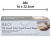 Food Bags Click Seal Storage 16. Top Reusable 30 Pack Clear