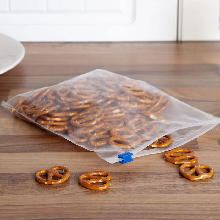 Food Bags Zip Seal Medium 12 Pack Clear