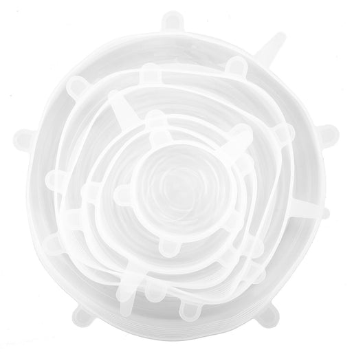 Silicone Reusable Lids Stretchable Cover White - 19.5cm x 19.5cm