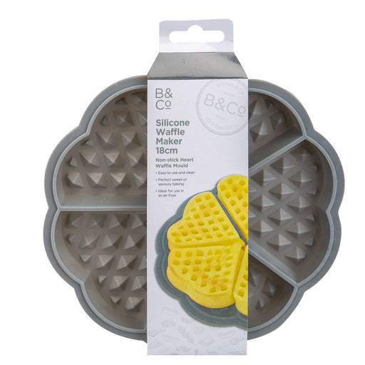 Air Fryer Liner Waffle Heart Shaped Mould Silicone Reusable Non Stick