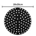 Air Fryer Silicone Liner Round Reusable Non Stick Liners for Food Grey