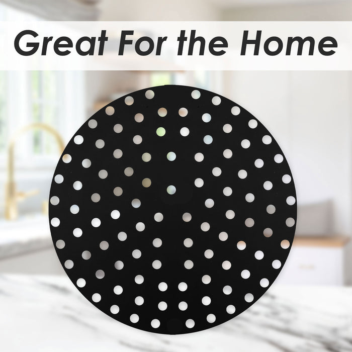 Air Fryer Silicone Liner Round Reusable Non Stick Liners for Food Grey