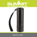 Torch 3W  Flashlight Compact aluminium torch with hand strap.  Black 3W