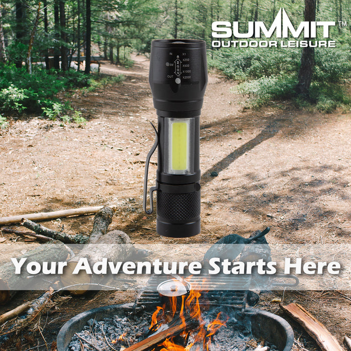 Torch Lantern 3W rechargeable USB Convenient Torch Easily Recharge  Black 3W