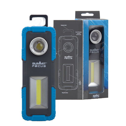 Duel Torch Light 1W 3W Stripe Beam USB Magnets Base