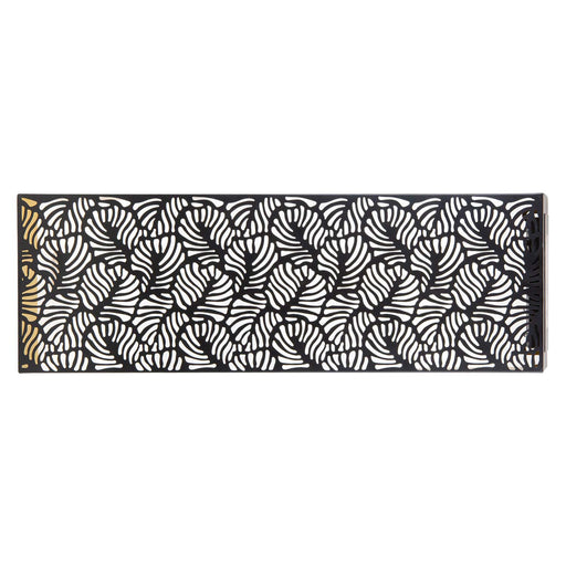 Solar Light Wall Art Warm White Decorations 20cm x 62cm Black X 1
