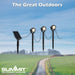 Solar Spotlights Warm White Light Decorations 3. 5m x 6 Warm Spotlights White X 1