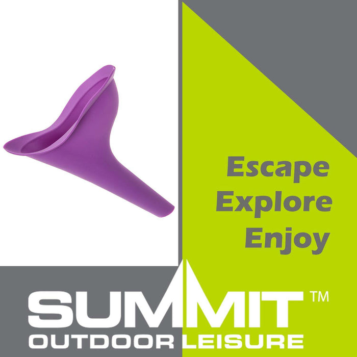 Female Portable Urinal Soft & Flexible Easy To Use Purple