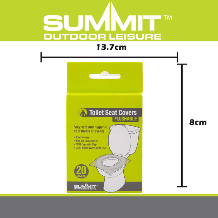 Toilet Seat Covers Paper Standard 8cm x 13. 7cm White X 1 Pack of 20