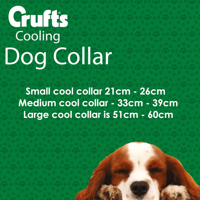 Crufts - Pet Self Cooling Gel Dog Collars 33cm-39cm (Medium)