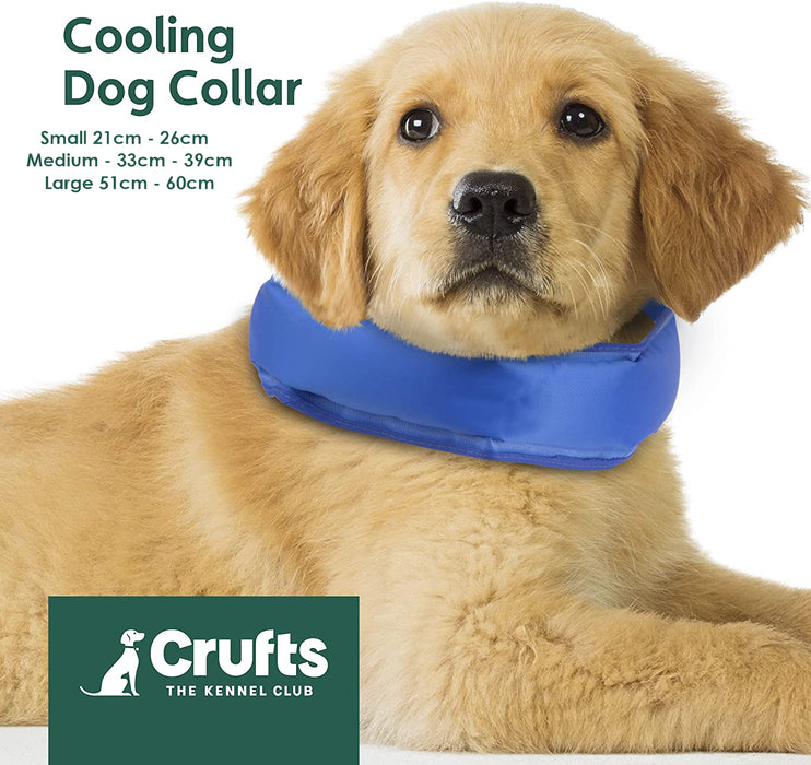 Crufts - Pet Self Cooling Gel Dog Collars 33cm-39cm (Medium)