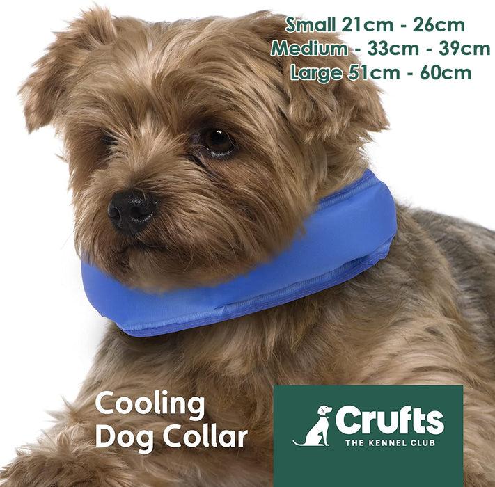 Crufts - Pet Self Cooling Gel Dog Collars 33cm-39cm (Medium)