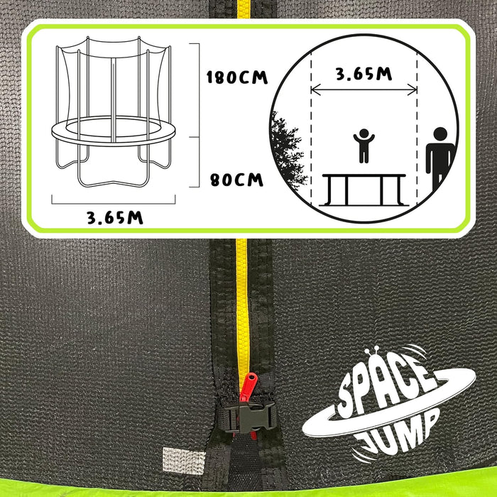 Trampoline with Safety Net - Inner Net 12ft