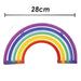 Novelty Light Rainbow Cute Lighting Decoration 28 x 17 x 1.8cm Multi-Coloured